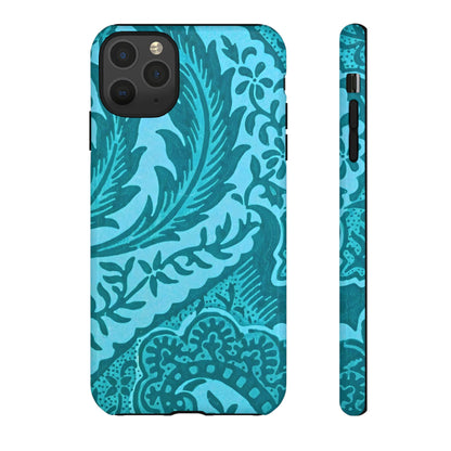Protective Phone Case with Elegant Teal Design, Tough Cases, Floral Phone Cover, Stylish Smartphone Protection, Gifts for Her, Trendy [...]