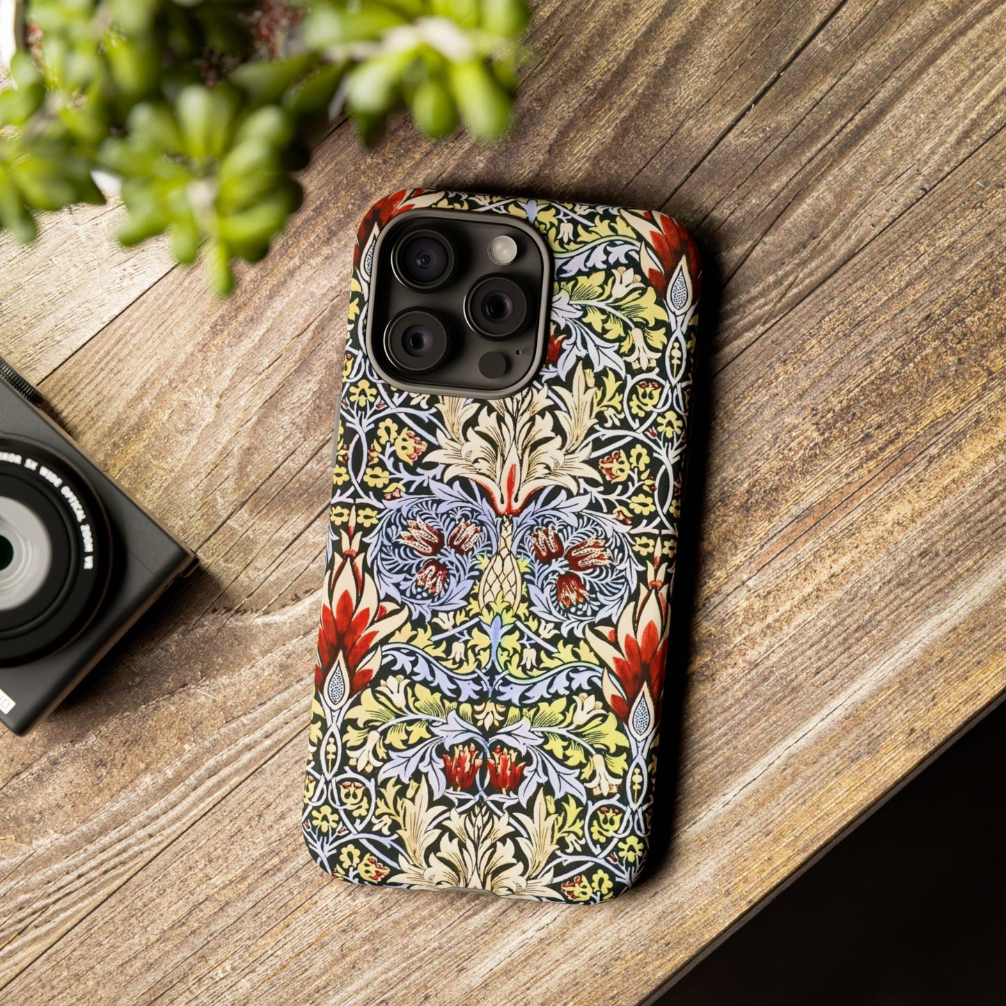 Stylish Phone Case - Floral Design, Tough Cases, Gift for Her, Phone Accessories, Trendy Tech, Unique Cell Phone Cover