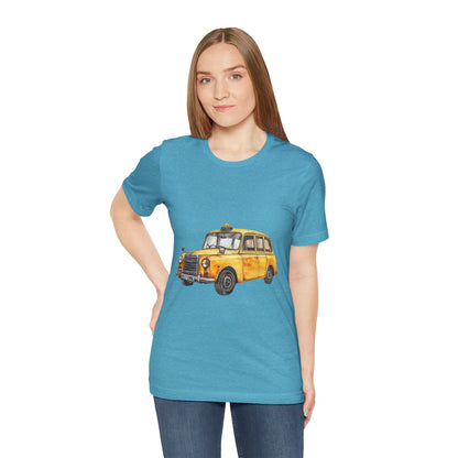 Unisex Jersey Short Sleeve Tee - Trendy British Vintage Car