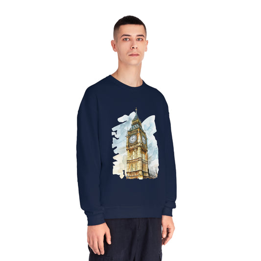 Unisex NuBlend® Crewneck Sweatshirt - Iconic Big Ben Clock Tower