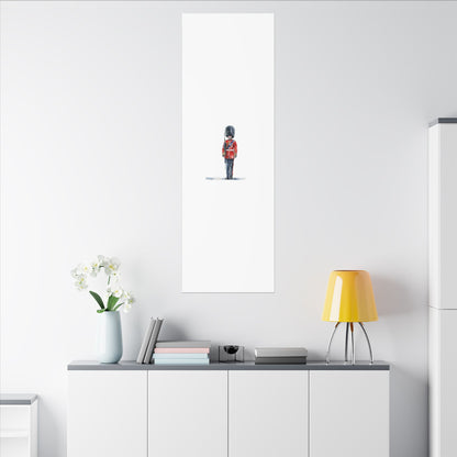 Royal Guard Canvas Art Print, British Soldier Wall Decor, Home Decoration, Gift for History Lovers, Art for Offices, Unique Wall Gallery