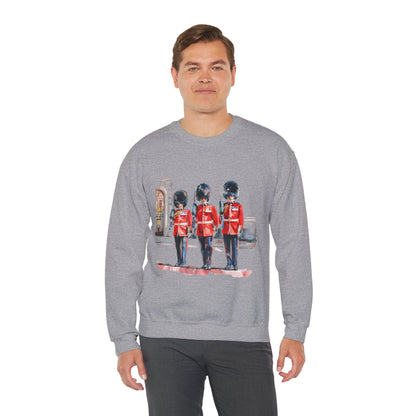 Unisex Heavy Blend™ Crewneck Sweatshirt Cozy - Soldier - Classic Military Elegance and Honorable