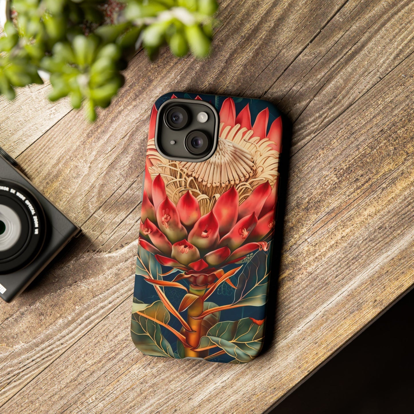 Tough Cases: Vibrant Floral Phone Case, Tough Phone Covers, Floral Art Cases, Nature Design Accessories, Gift for Nature Lovers