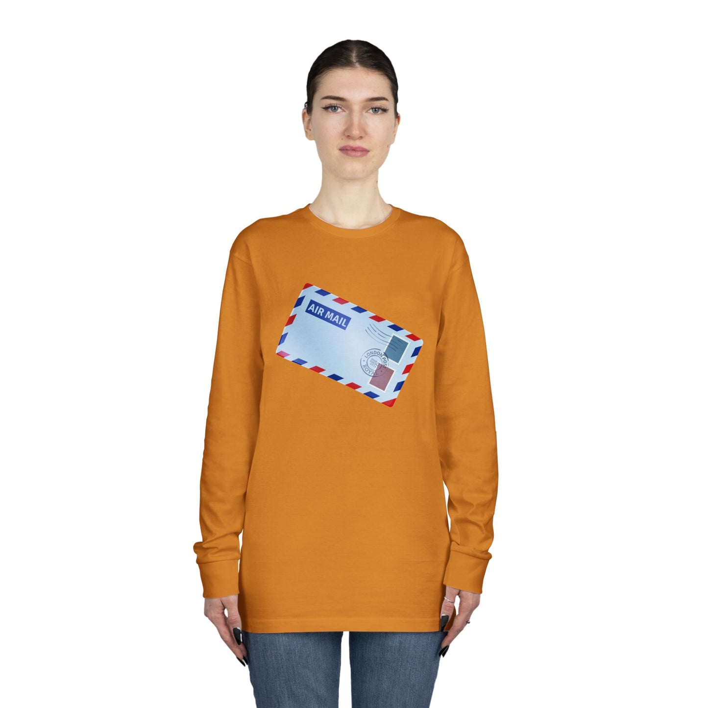 Long Sleeve Crewneck Tee - Classy British Air Mail