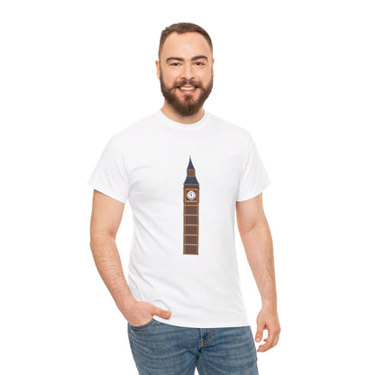 Big Ben - Iconic British Tower and Landmark Classic Unisex Heavy Cotton T-shirt