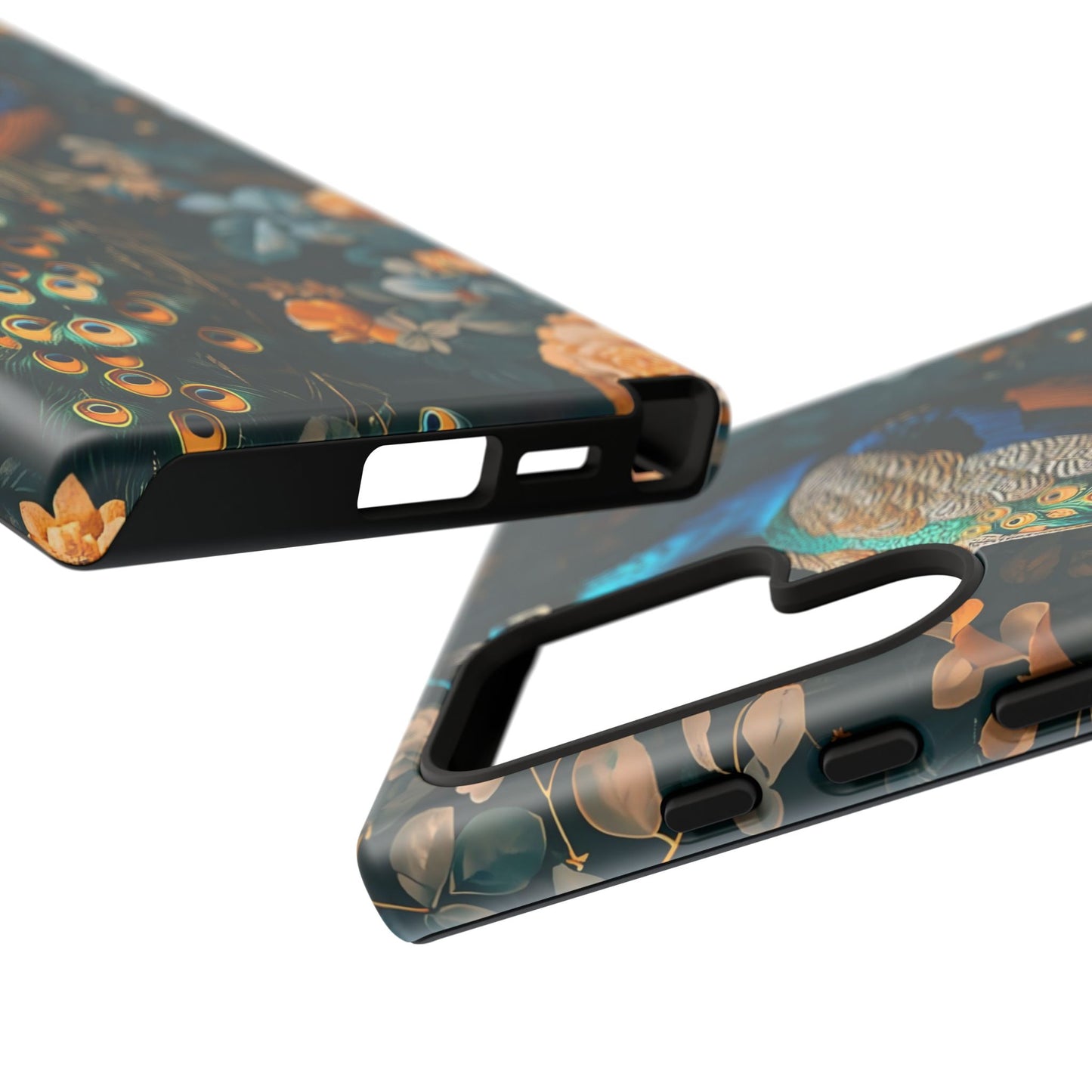 Peacock Phone Case - Elegant Floral Design, Tough Case for Protection, Unique Gift for Nature Lovers, Stylish Accessory, Eco-Friendly