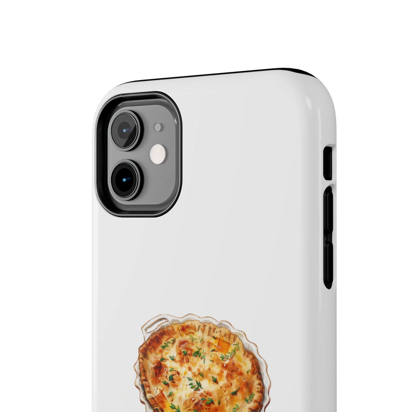 Cute Quiche Phone Case - Tough Protection for Food Lovers