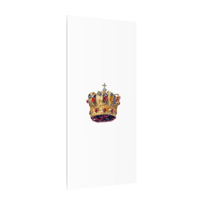 Crown Art Print, Royal Wall Decor, Matched for Home or Office, Gift for Art Lovers, Unique Royalty Artwork