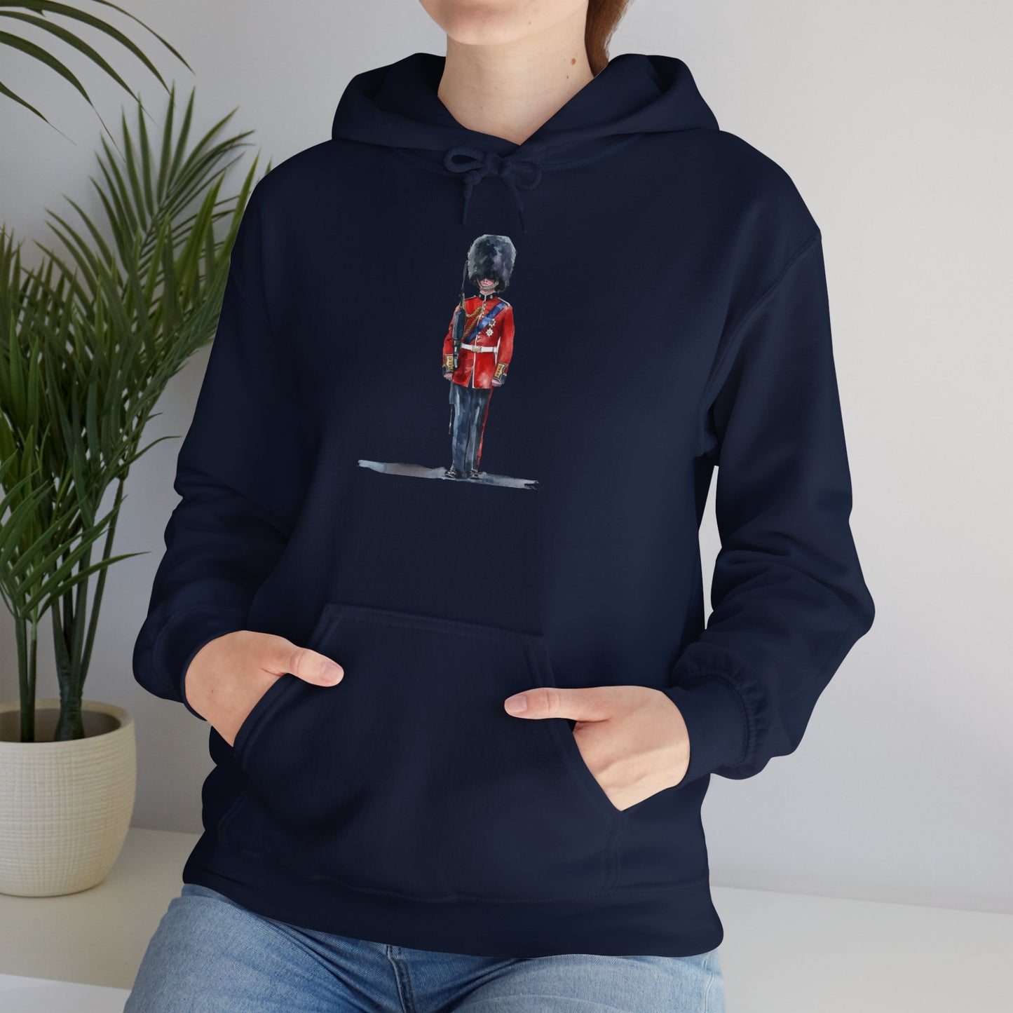 Unisex Heavy Blend™ Hooded Sweatshirt - Cornish Courage - Red Jackets of Bodmin