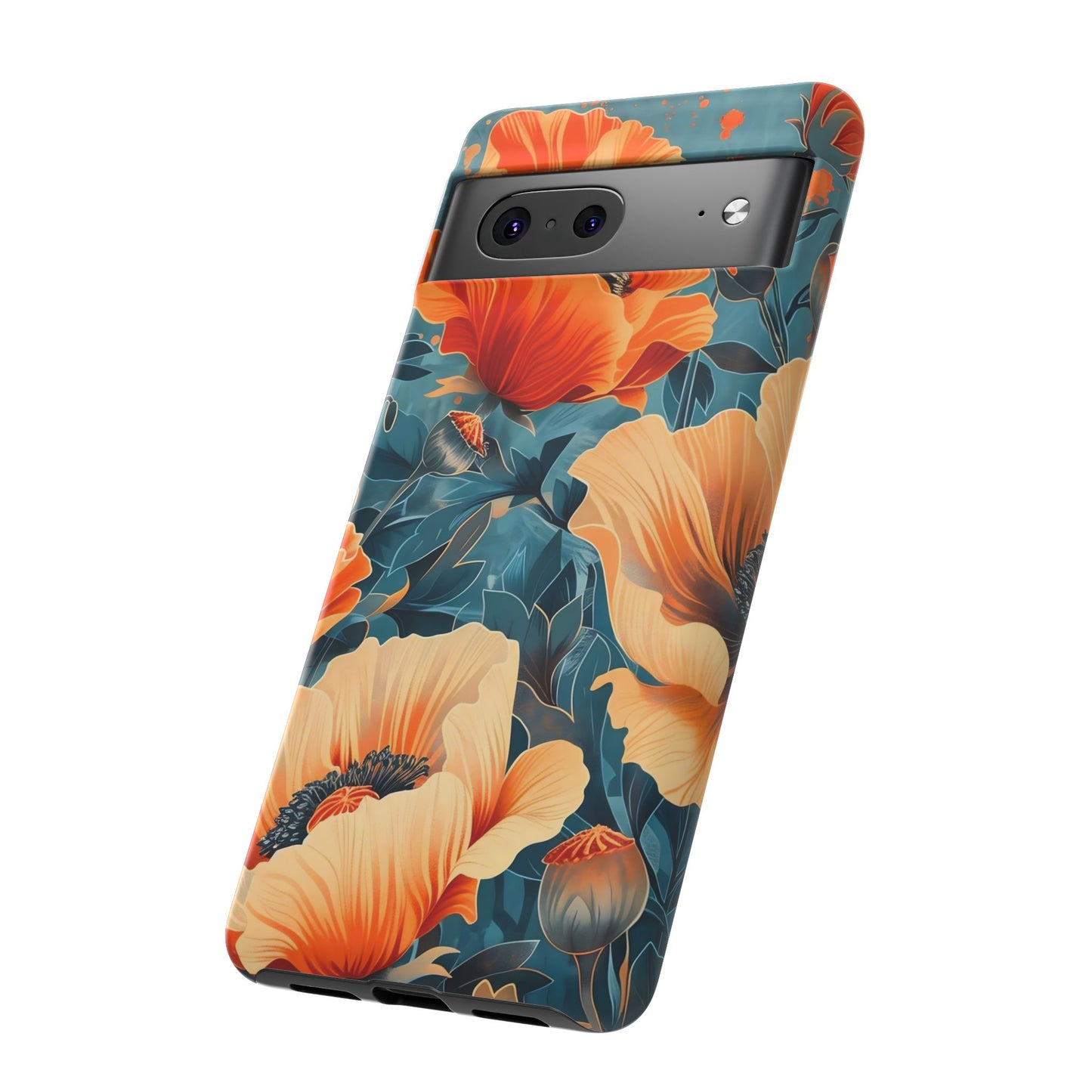 Floral Phone Case, Tough Cases for Protection and Style, Spring Aesthetic, Gift for Her, Phone Accessory for Nature Lovers