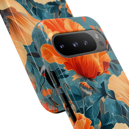 Floral Phone Case, Tough Cases for Protection and Style, Spring Aesthetic, Gift for Her, Phone Accessory for Nature Lovers