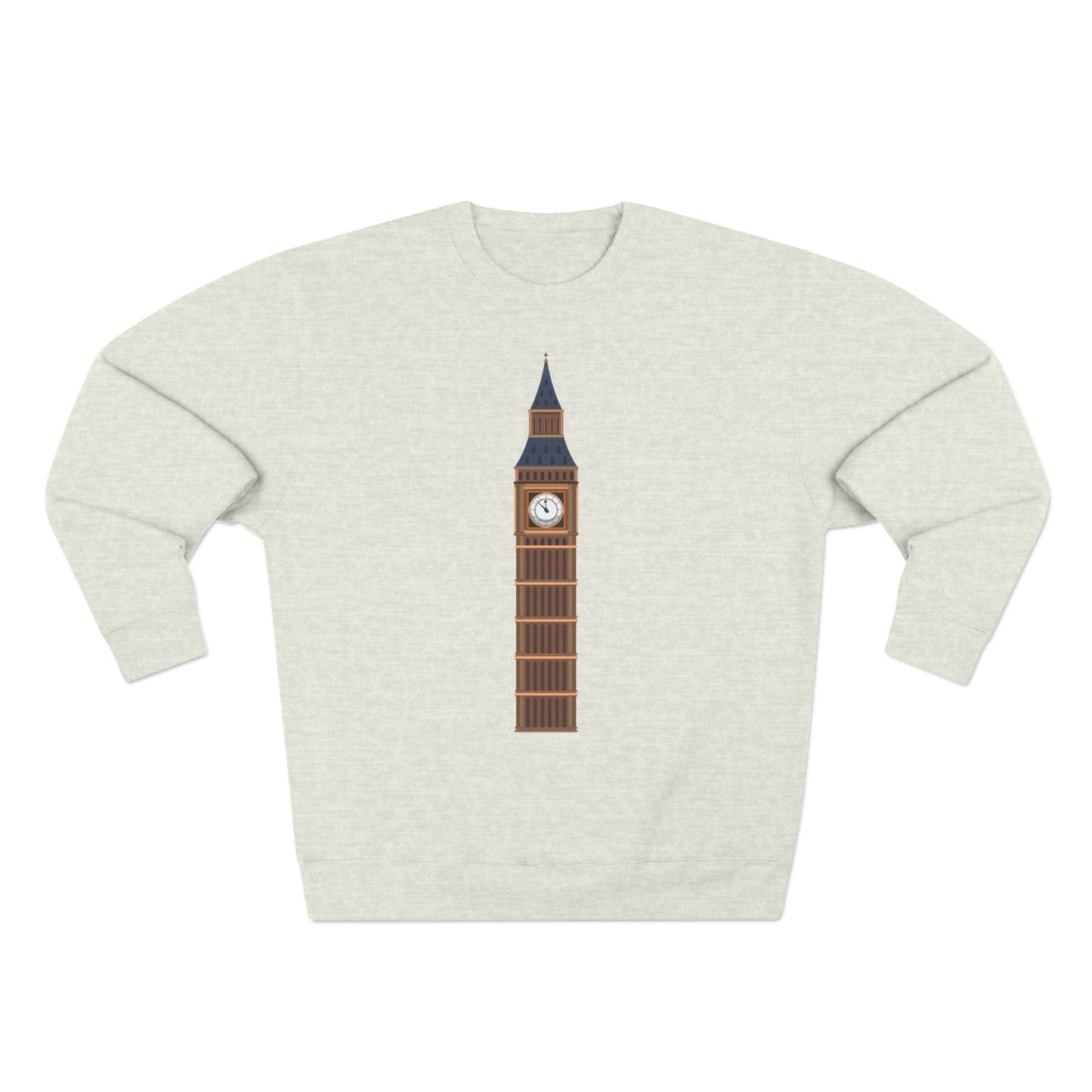 Unisex Crewneck Sweatshirt - Iconic Big Ben Clock Tower
