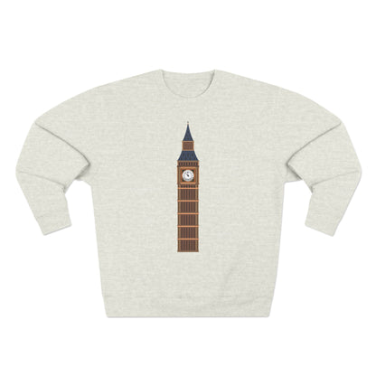 Unisex Crewneck Sweatshirt - Iconic Big Ben Clock Tower