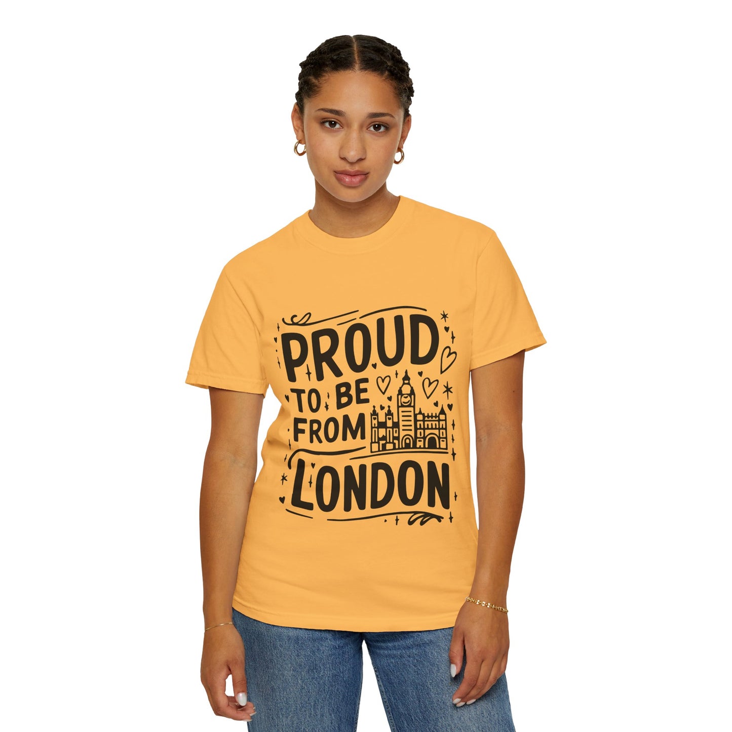 Unisex Garment-Dyed T-shirt - Proud to be from London