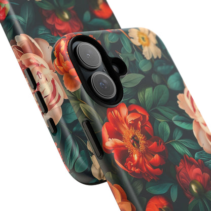 Floral Phone Case - Tough Cases, Vibrant Protection, Gift for Her, Cute Floral Design, Trendy Accessory, Perfect for Spring