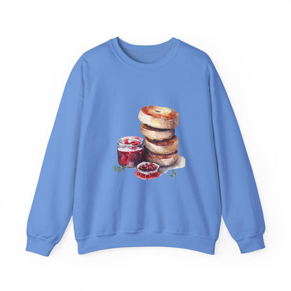 Unisex Heavy Blend™ Crewneck Sweatshirt Classy - Delightful British Food