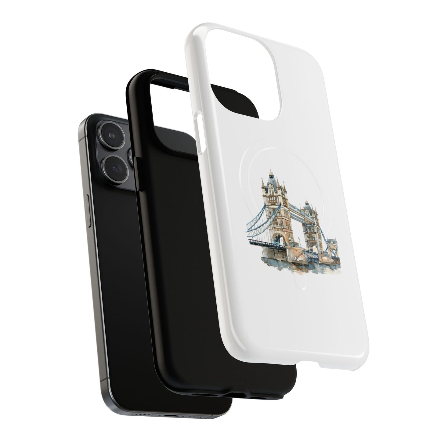 Tough Magnetic Phone Cases with Tower Bridge Design, Durable, Stylish, Unique Gift for Travelers, Perfect for Everyday Use
