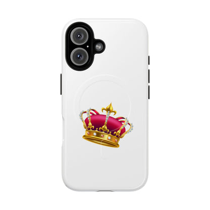 Crown Magnetic Phone Case - Royal Design, Tough Protection, Unique Gift, Elegant Phone Cover, Stylish Tech Accessory