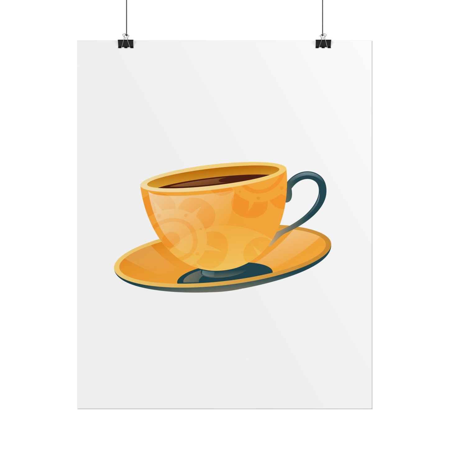 Coffee Lovers Rolled Posters, Cute Coffee Art, Kitchen Decor, Coffee Shop Print, Gift for Coffee Enthusiasts