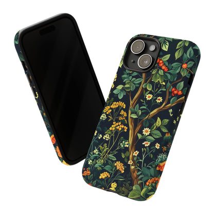 Floral iPhone Case, Nature Inspired Tough Case, Botanical Phone Cover, Eco-Friendly Gift, Unique Floral Design