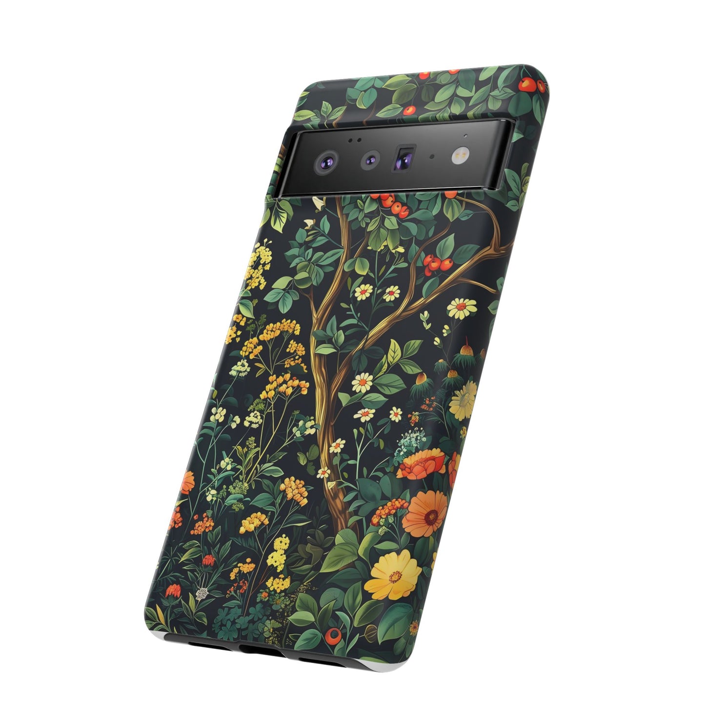 Floral Phone Case - Tough Cases, Colorful Nature Design, Gift for Flower Lovers, Phone Accessory, Unique Cell Phone Cover