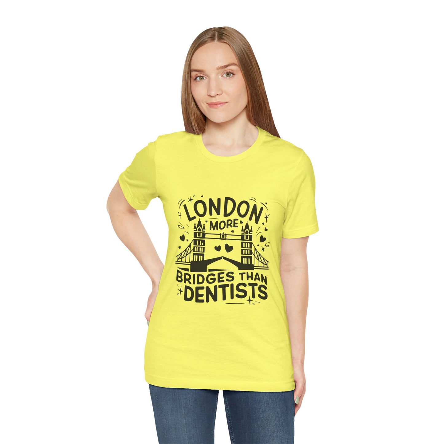 Unisex Jersey Short Sleeve Tee - London is having more Bridges