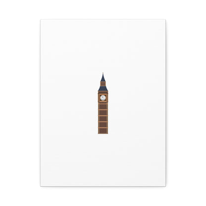 Big Ben Canvas Wall Art, Modern Home Decor, London Decor, Gift for Travel Lovers, Office Wall Art, Minimalist Art Print