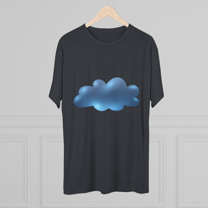 Serene Cloudscape - Dreamy Cloud Classy Unisex Tri-Blend Crew Tee