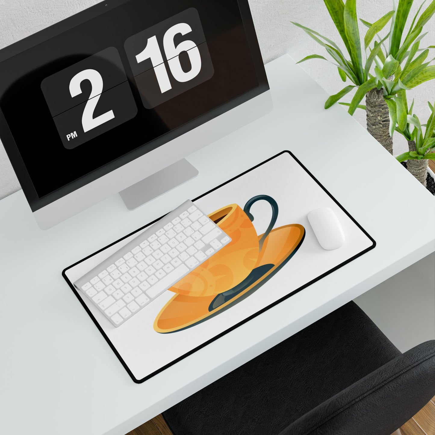 Coffee Lover's Desk Mats, Office Decor, Desk Accessories, Cute Coffee Design, Workspace Gifts, Home Office Essentials
