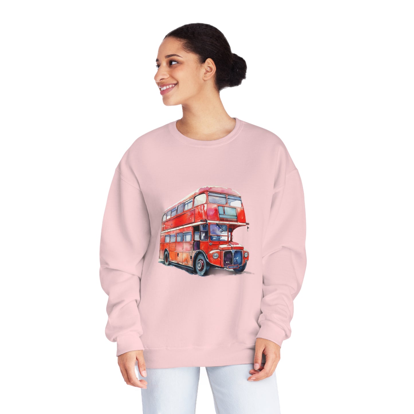 Unisex NuBlend® Crewneck Sweatshirt - British English Bus
