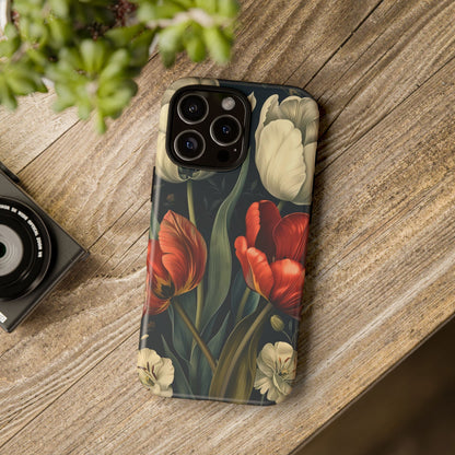 White Flower Tough Cases