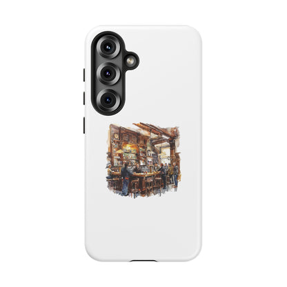 Artistic Phone Case - Cozy Pub Design