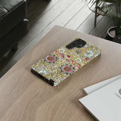 Floral Phone Case - Tough Cases, Floral Design, Stylish, Protective, Unique Gift for Her, Phone Accessories