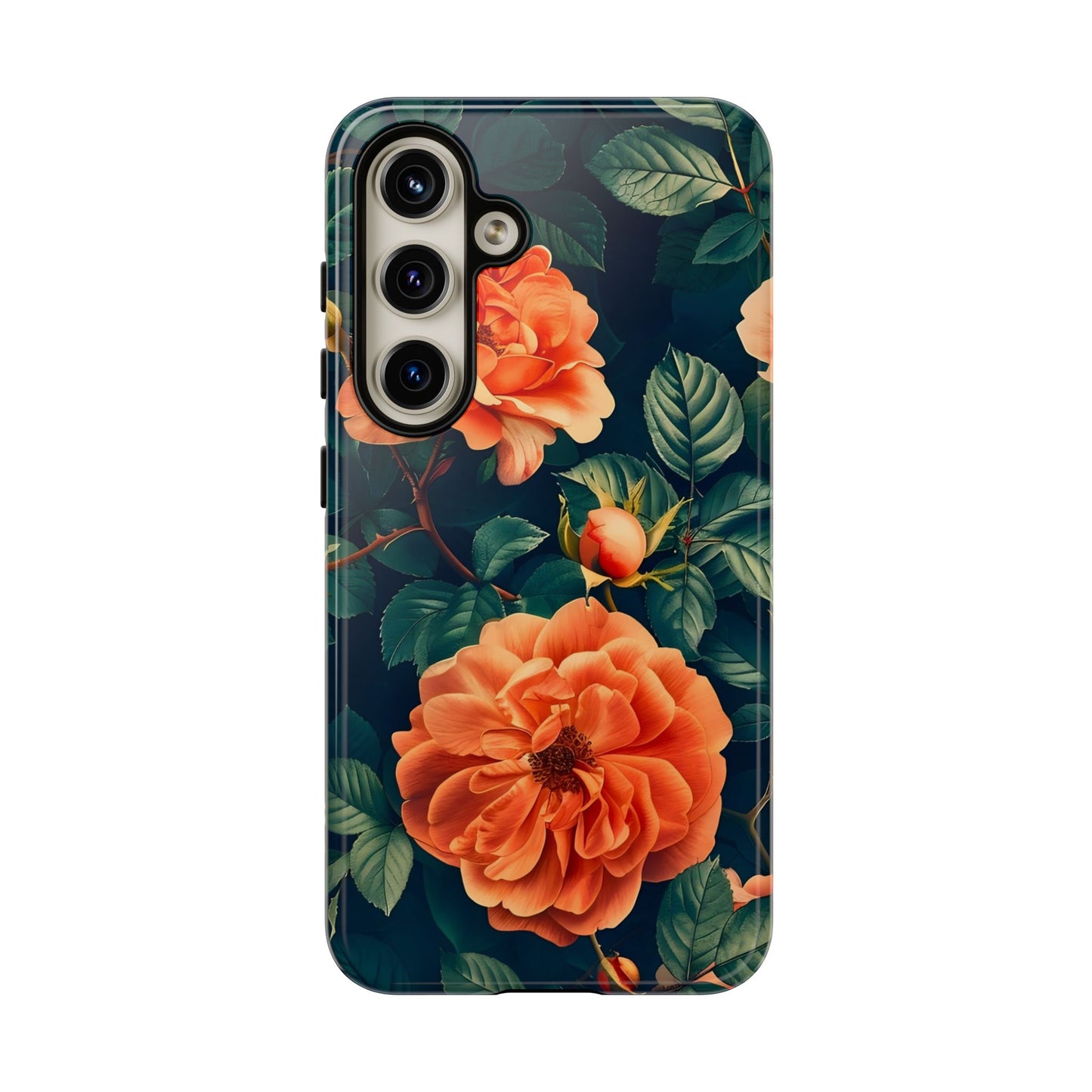 Floral Phone Case, Tough Cases for Nature Lovers, Botanical Design, Phone Protection, Gift for Her, Trending Floral Accessories