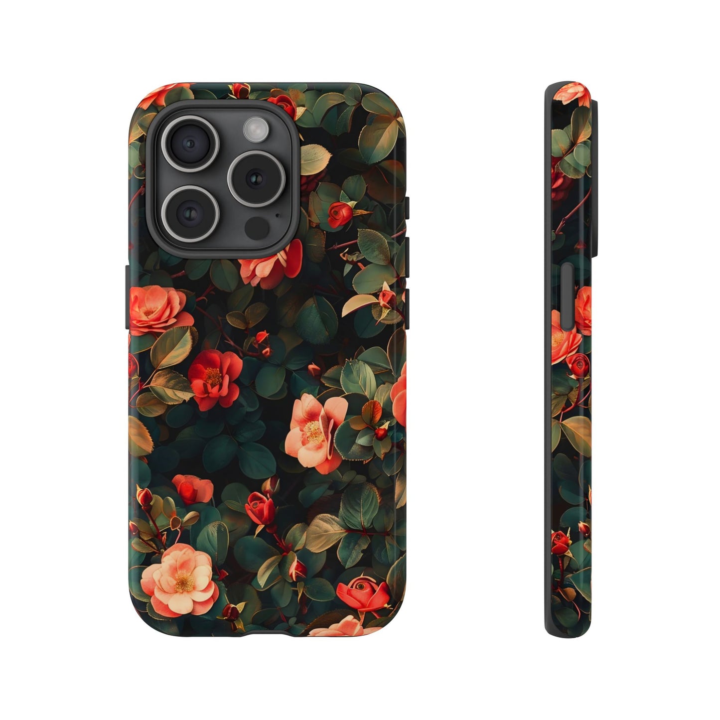 Floral Phone Case - Elegant Floral Design, Tough Protective Case, Perfect Gift for Her, Trendy Phone Accessories, Mother’s Day, Birthday
