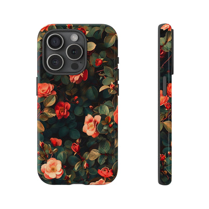 Floral Phone Case - Elegant Floral Design, Tough Protective Case, Perfect Gift for Her, Trendy Phone Accessories, Mother’s Day, Birthday