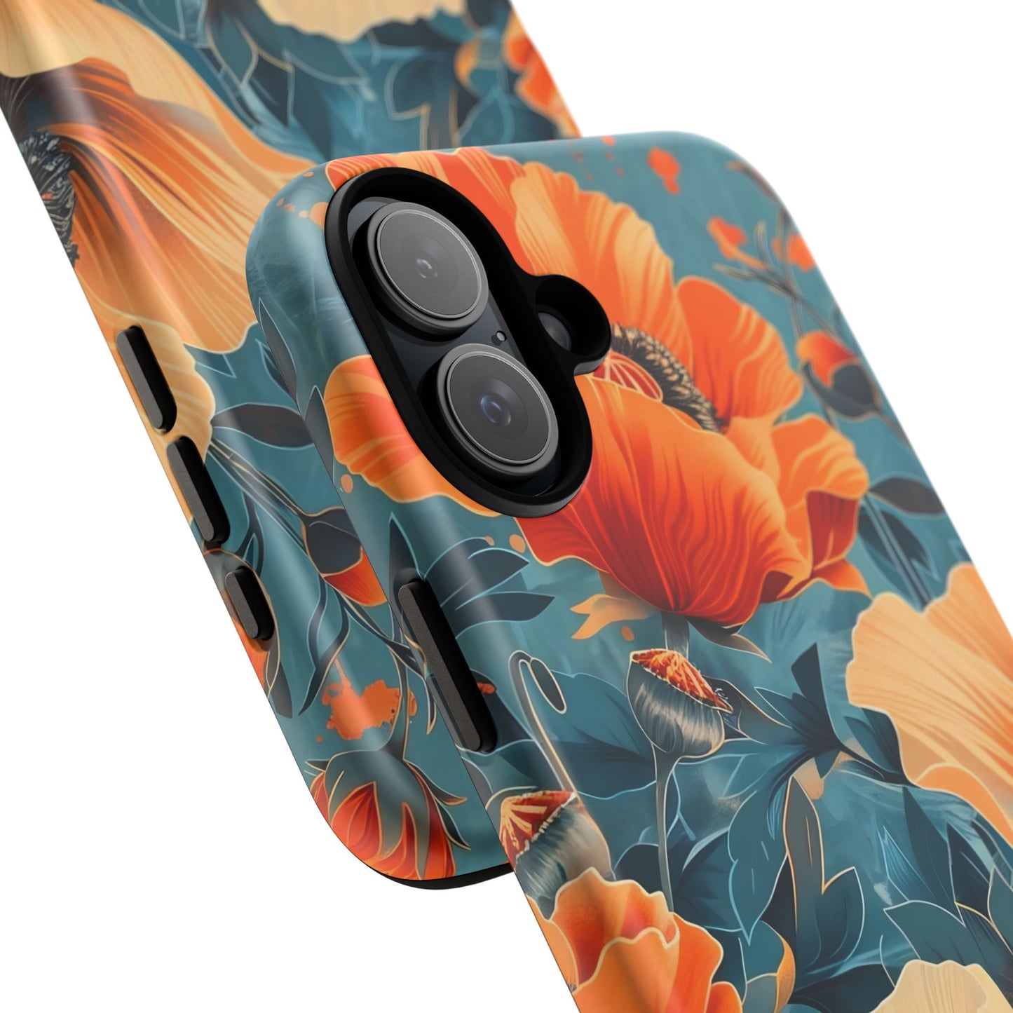 Floral Phone Case, Tough Cases for Protection and Style, Spring Aesthetic, Gift for Her, Phone Accessory for Nature Lovers