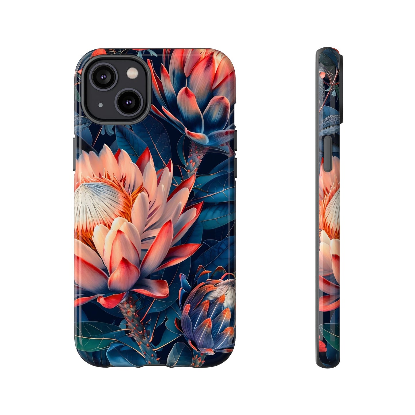 Floral Phone Case | Tough Cases, Floral Design, Phone Accessory, Gift for Her, Customizable Case, Nature Lover Gift