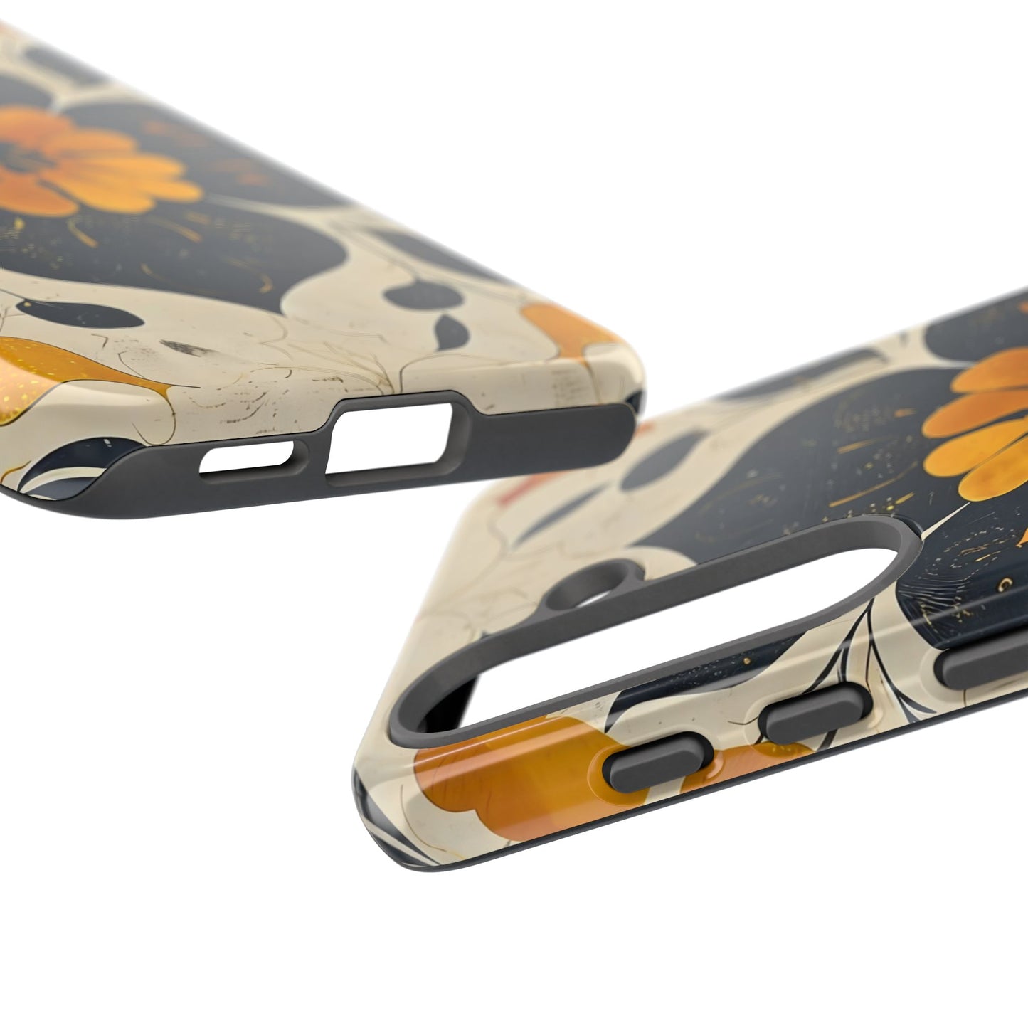 Floral Phone Case - Tough Cases, Botanical iPhone Cover, Vintage Flower Design, Durable Smartphone Protection, Unique Gift Idea