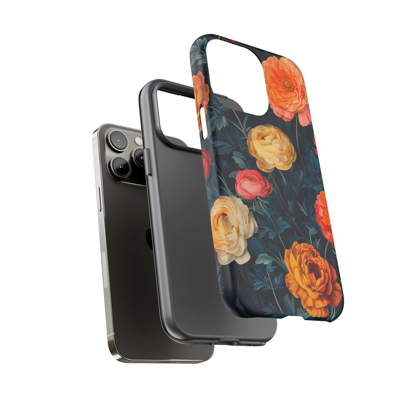 Floral Phone Case, Tough Cases for Phone Protection, Gift for Flower Lovers, Floral Designs, Spring Decor
