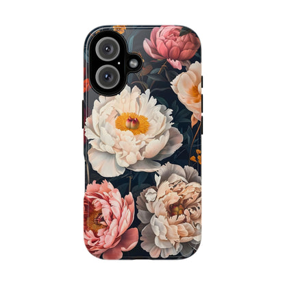 Floral Phone Case, Tough Phone Cover, Flower Design, Unique Gift for Her, Trendy Accessory, Spring Decor