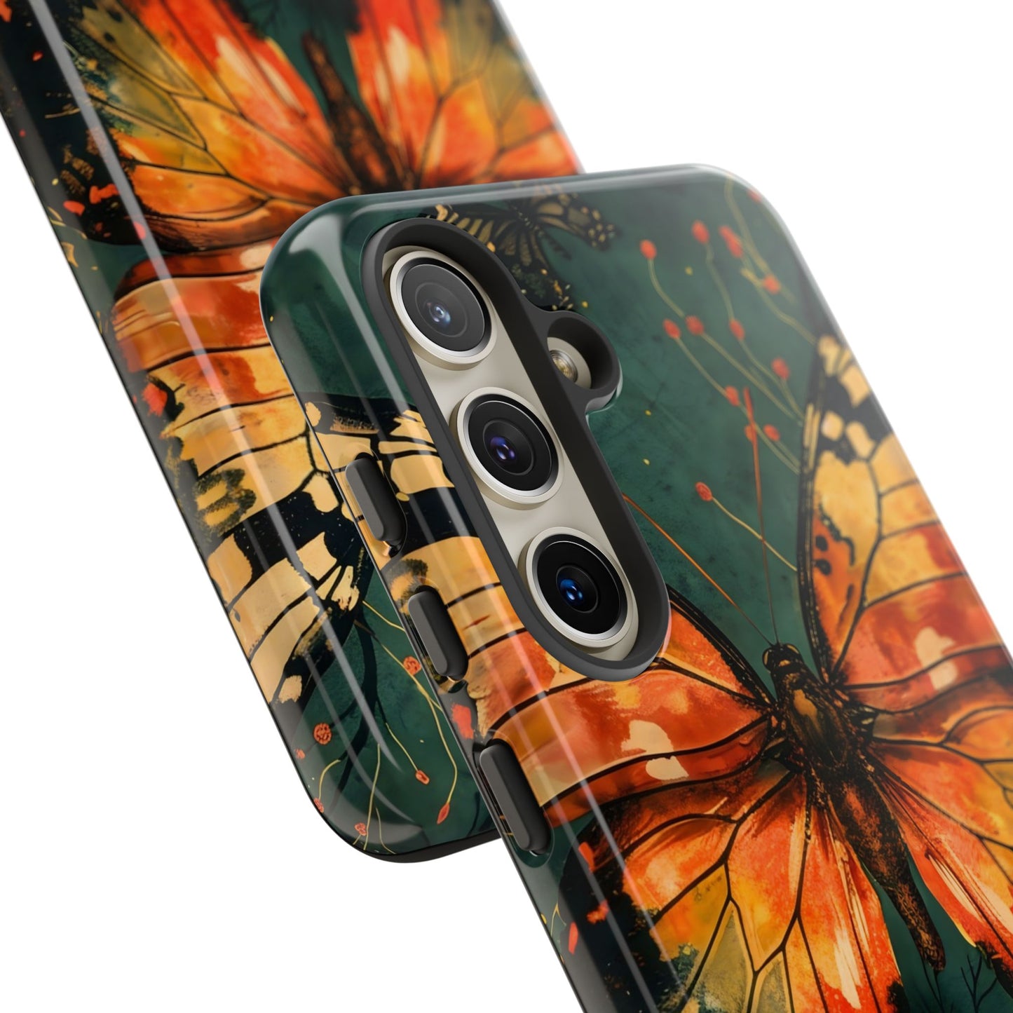 Butterfly Phone Case – Tough Cases for Nature Lovers, Floral Design, Butterfly Art, Unique Gift, Eco-Friendly Protection