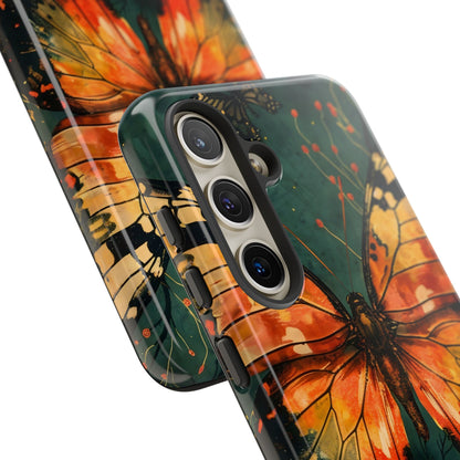 Butterfly Phone Case – Tough Cases for Nature Lovers, Floral Design, Butterfly Art, Unique Gift, Eco-Friendly Protection