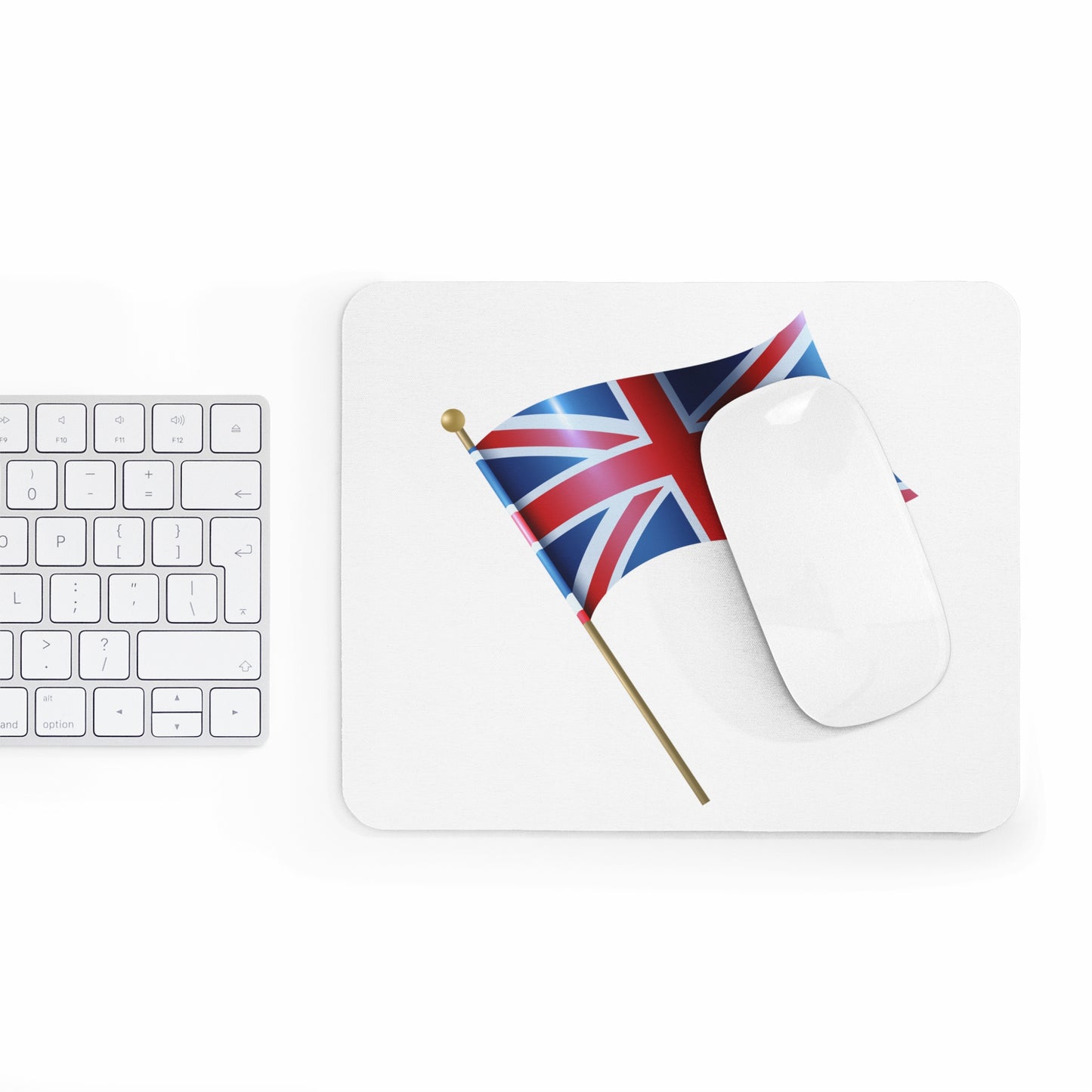 UK Flag Mouse Pad - Perfect for Home Office, Gifts for England Fans, Desk Accessories, College Dorm Essentials, London Decor