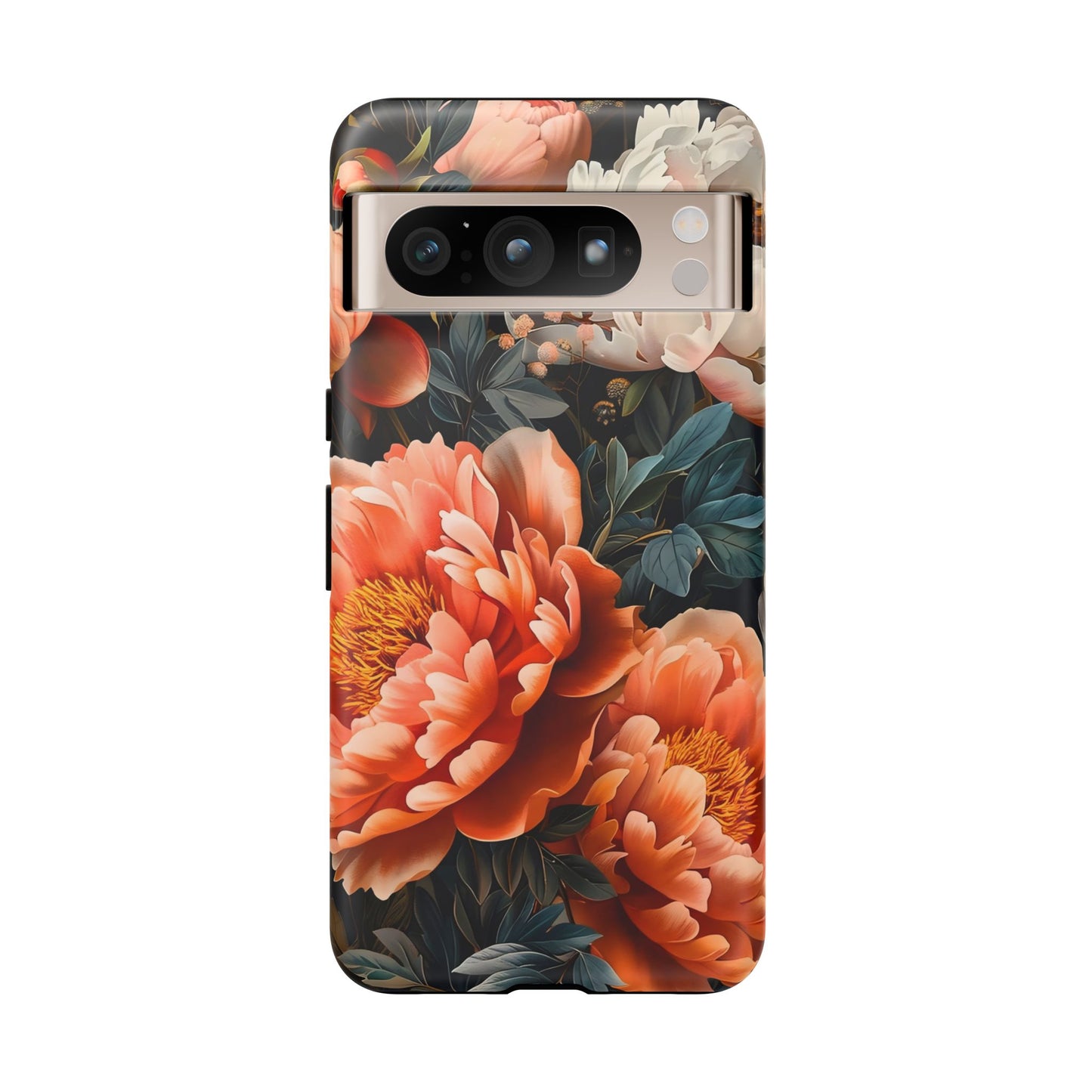 Floral Phone Case - Tough Cases, Durable Cover, Flower Design, Unique Gift, Phone Accessories