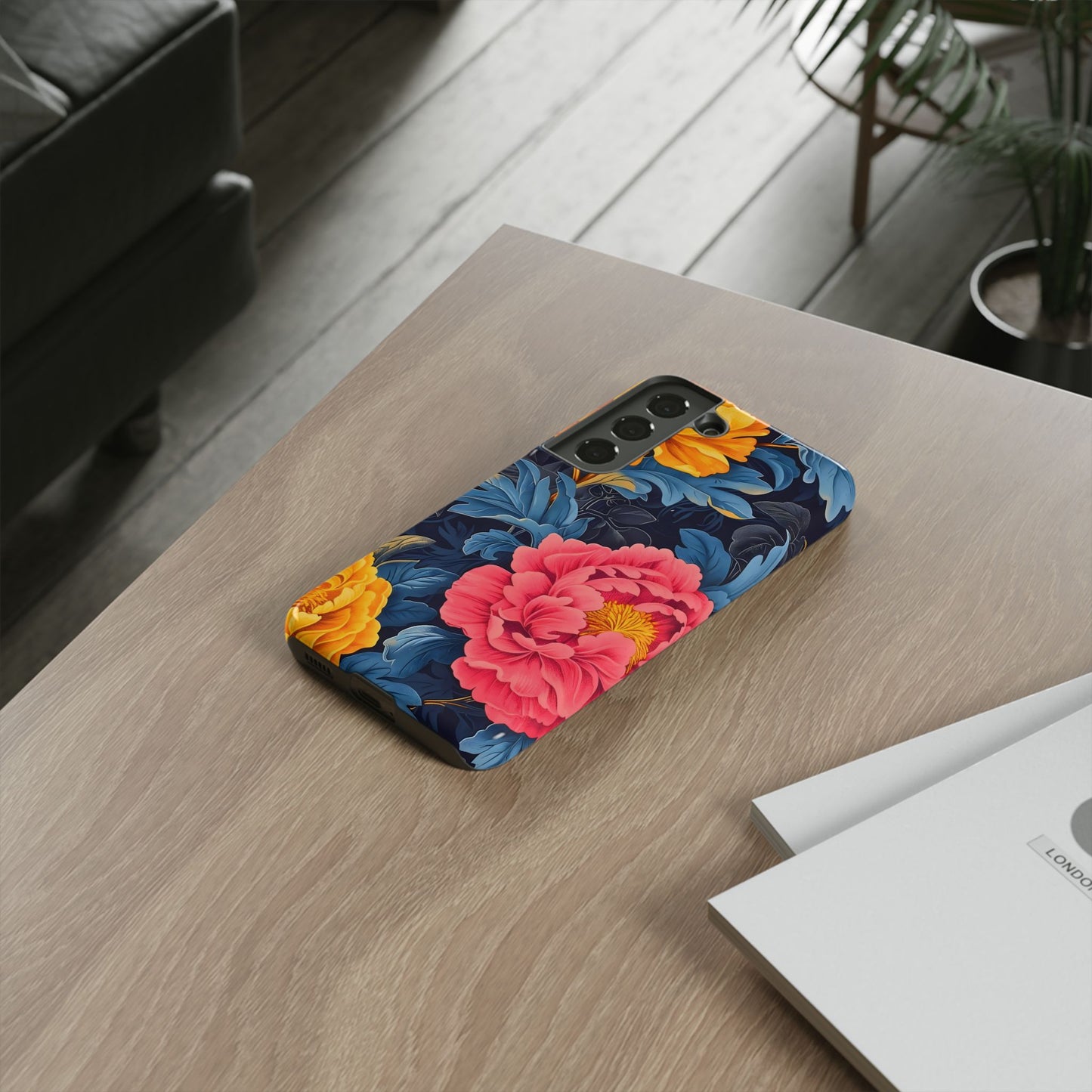 Floral Phone Case, Tough Cases, Stylish Mobile Cover, Gifts for Her, Phone Accessories, Unique Flower Design