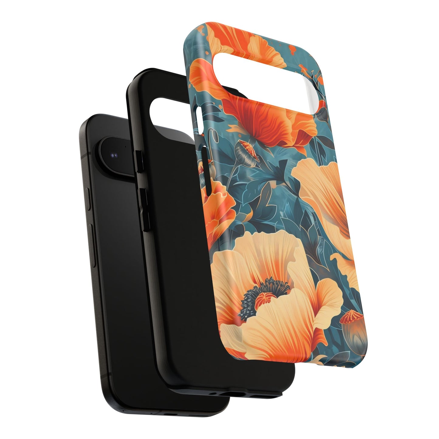 Floral Phone Case, Tough Cases for Protection and Style, Spring Aesthetic, Gift for Her, Phone Accessory for Nature Lovers