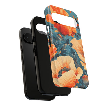 Floral Phone Case, Tough Cases for Protection and Style, Spring Aesthetic, Gift for Her, Phone Accessory for Nature Lovers