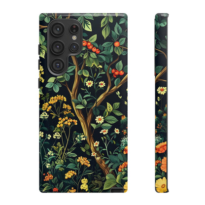 Floral iPhone Case, Nature Inspired Tough Case, Botanical Phone Cover, Eco-Friendly Gift, Unique Floral Design