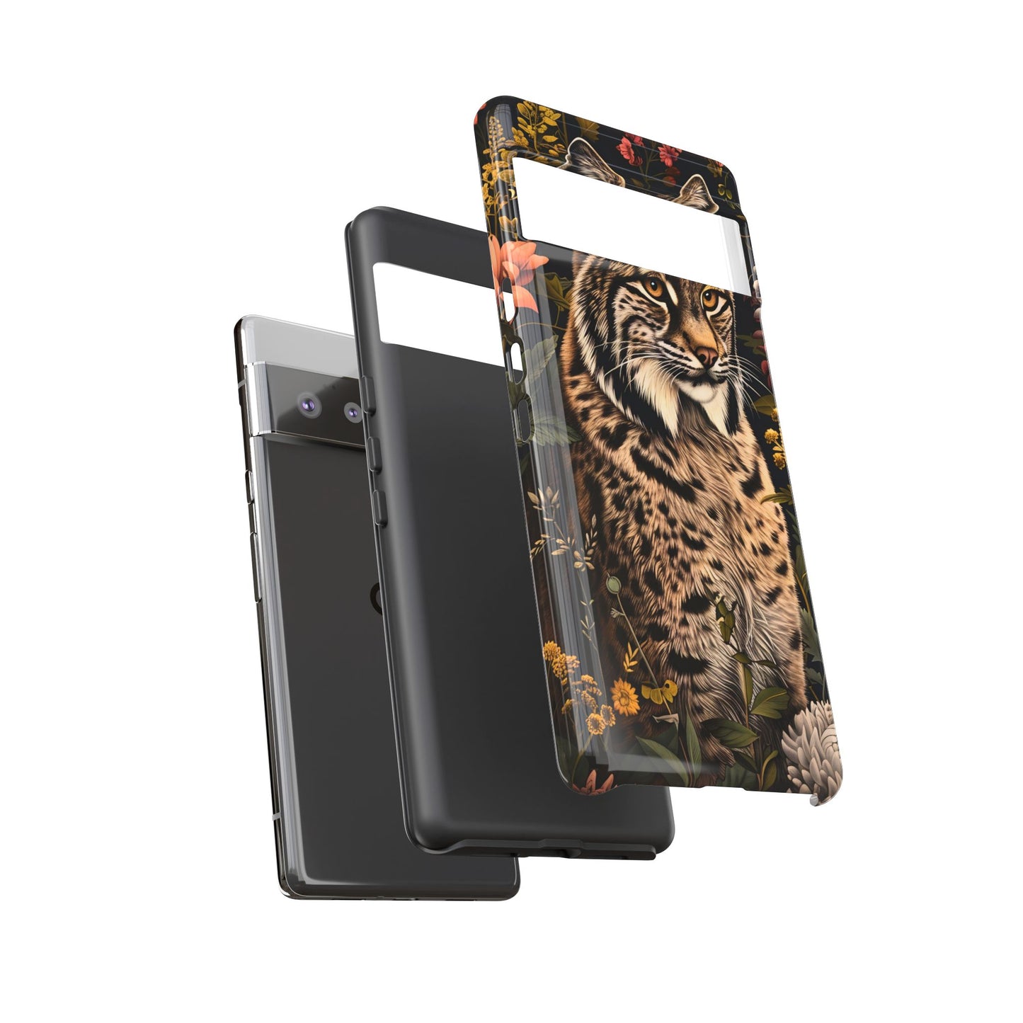 Wildlife Phone Case with Lynx Design, Tough Cases, Animal Lovers Gift, Nature Inspired Accessories, Unique Tech Protection